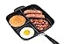 MasterPan Non-Stick 3 Section Meal Skillet, 11
