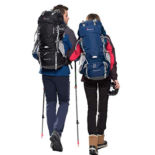 Mountaintop 65L Outdoor Hiking Backpack Camping Backpack Internal Frame