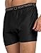 SCOTTeVEST Boxers for Men - 2 Hidden Pockets - Breathable Moisture Wicking Underwear for Travel & More (Black, Medium)
