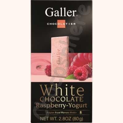 Galler White Chocolate Raspberry Yogurt Bar 80g (5-pack)