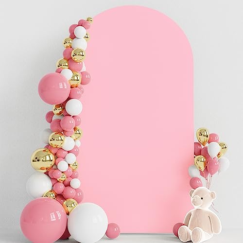 Wokceer Pink Spandex Arch Backdrop Cover