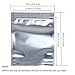 50pcs Premium Antistatic Resealable Bag Anti Static Bag SSD HDD Other Electronic Devices (50pcs 15X20cm/5.9X7.9inches)