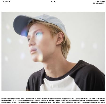 KPOP,TAEMIN, Ace : MINI 1st Album [black or white cover randomly dispatched]