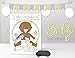 Pin the Pacifier on the Baby Where's My Binky Baby Shower Game with Blindfold and Stickers for 24 Players African American (African American)