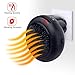 Tonha Portable Heater Fan | Electric Plug in Personal Heating Fan | Instant Wall Heater for Room Indoor Small Space |1000W 100-120V | Adjustable Thermostat & Fan Speed | Auto Shut Off