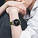 FINTIE Case Compatible with Samsung Galaxy Watch 42mm SM-R810 (Not Fit for Watch 4 Classic 42mm), Soft TPU Slim Plated Case Protective Bumper Shell Cover, Black/Silver/Clear (Pack of 3)