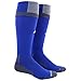 adidas Copa Zone Traxion 4 Soccer Socks (1-Pair), Bold Blue/Light Onix/Onix, Large