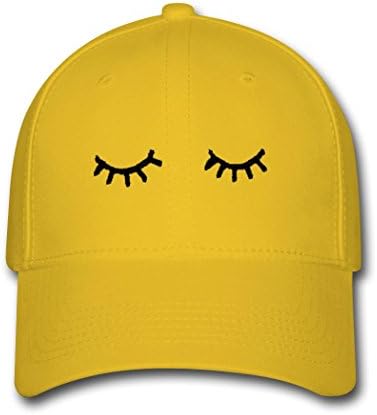 Delli Baseball Cap Closing Eyes Eyelash Logo Popular Design Snapback Hat