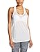 Under Armour Women's Tech Slub Tank, White (100)/Metallic Silver, X-Large