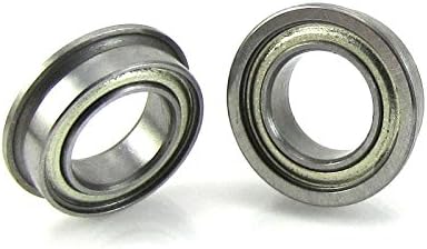 TRB RC 6x10x3mm Flanged Precision Ball Bearings (2) ABEC 3 Metal Shields
