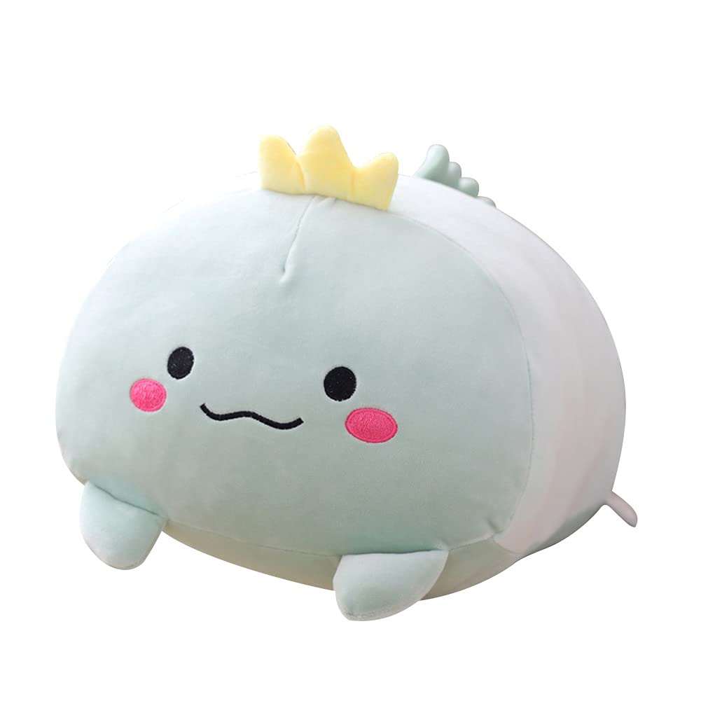 LICHENGTAI Animal Plush Stuffed Pillow, Cute Dinosaur Doll Cushion, Cartoon Plush Pillow Huggable Soft Chubby Cushion Toys Cuddly Pillow Lifelike Animal Toy for Kids Adults, 20cm