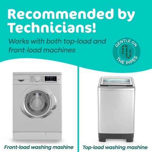 SUNNY & HONEY LIQUID WASHING MACHINE CLEANER & DEODORIZER – TOP & FRONT LOAD WASHER CLEANER – 32 FL OZ WASHING MACHINE DEODORIZER