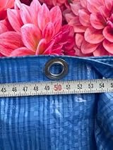 Cost Wise 4M x 8M Tarpaulin Sky Blue - Waterproof Ground Sheet Shelter Tarp view 8