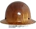 MSA Skullgard Skullgard Full Brim Natural Tan Hard Hat with Old Style Fas-Trac II Suspensions