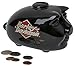 HARLEY-DAVIDSON Core H-D Logo Ceramic Mini Hog Bank - Gloss Black HDX-99103