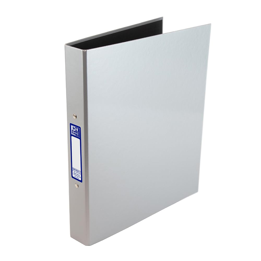 Oxford Premium A4 Ring Binder, Silver Single Folder, 25mm Capacity, Laminated Paper on Board — image 1