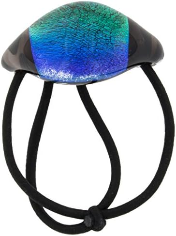 Dichroic Hair Tie: Aqua