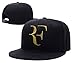 DEBANG Roger Federer Logo Adjustable Snapback Baseball Leisure Caps Embroidery Visor Beanie Hats