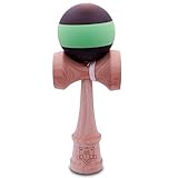 Kendama Rubberized Black & Green Matte And Extra String