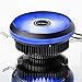 upHere ACC92BE CPU Air Cooler with 120mm PWM Blue Led Fan,Anodized Black Aluminum fins