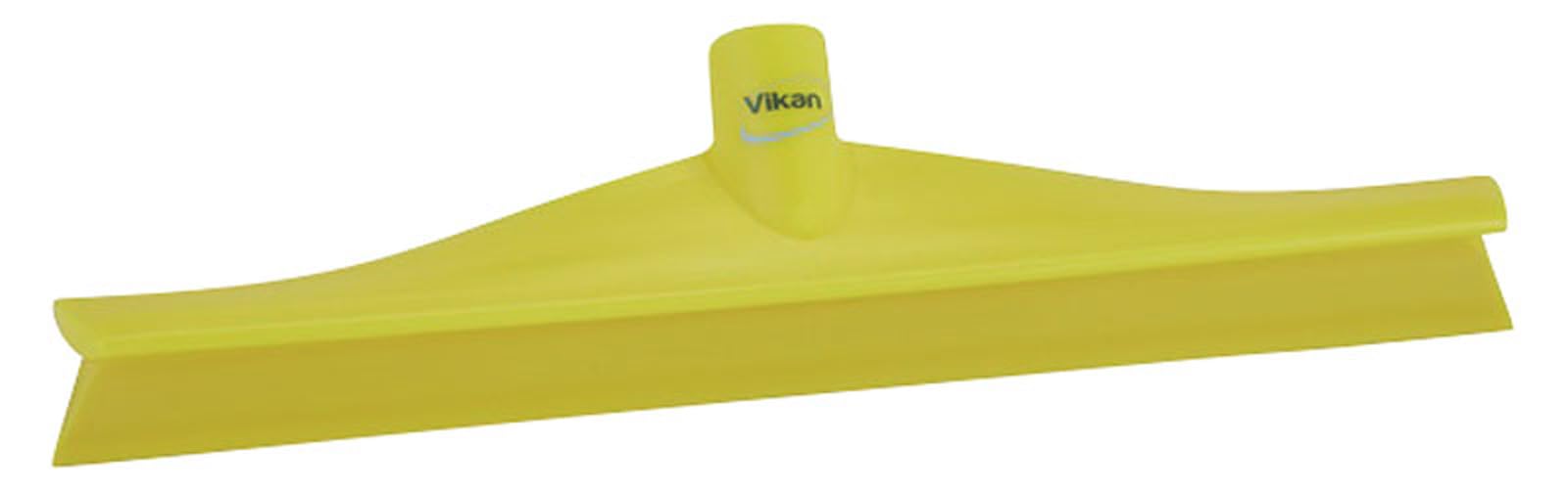 Vikan 71406 Rubber Polypropylene Frame Single Blade Squeegee, 16", Yellow