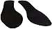 Wool Flat Shoe Insert for Sandals & Sockless Shoes, Comfortable Shoe Insoles with Sweat-Absorbent Natural Fiber & Non-Slip Silicone Grip, Narrow-Cut Shoe Inserts for Women, Black, Size 38 - SoxsolS