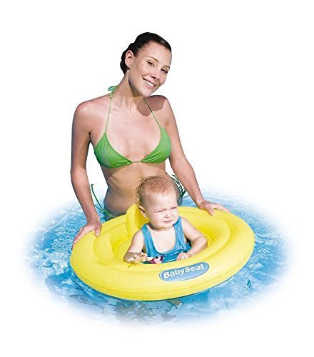 NEW 31 SWIM SAFE BABY SWIMMING INFLATABLE FLOAT AID SUPPORT SEAT AGE 0-1 YEARS by Bestway