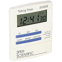Sper Scientific 810038 Talking Lab Countdown Timer