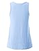 Regna X BOHO Women's Scoop & Halter Neck Basic Sheer Ultra Lightweight Sleeveless Tank Tops (5 styles available)