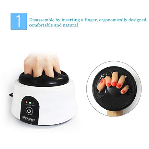 Steam Off Gel Nail Remover Machine,Upgraded Gel Nail Polish Acrylic Steamer Remover Machine, Nail Bulid Gel Removal Machine Nail Resurrection Harmless Tool Home Use Salon DIY (1 PC) - Thumbnail 4