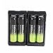 FTXJ 4PC Rechargeable 5800mAh Li-ion 18650 3.7V Battery + 2PC Charger