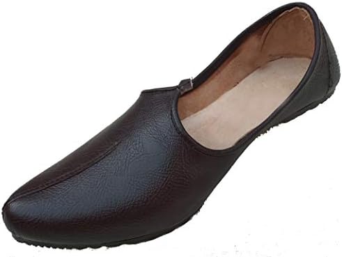 Dabby Enterprises 006coffe Men`s Boy`s Leather jalsa jutis mojaris