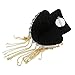 KODORIA Pair Shoulder Epaulettes Badge Tassel Chain Shoulder Brooch Epaulet Emblem Suit Badges