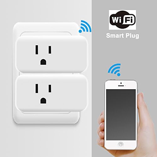 Smart Socket,Wi-Fi, Wireless Remote Control your Devices Pack of 2 (Small)