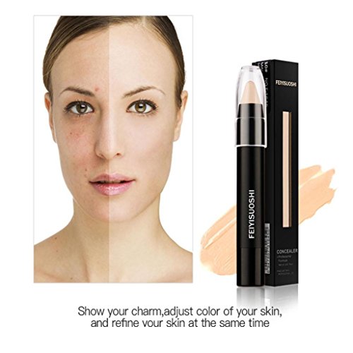Hunputa Pro Highlight Cream Face Eye Foundation Concealer Pen Stick Pencil Makeup Tool (D)