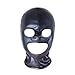 Leather Bondage Mask,Eyes Mouth Breathable Restraint Head Hood,Sex Toys,for Unisex Adults Couples,BDSM/LGBT Blackthumb 1