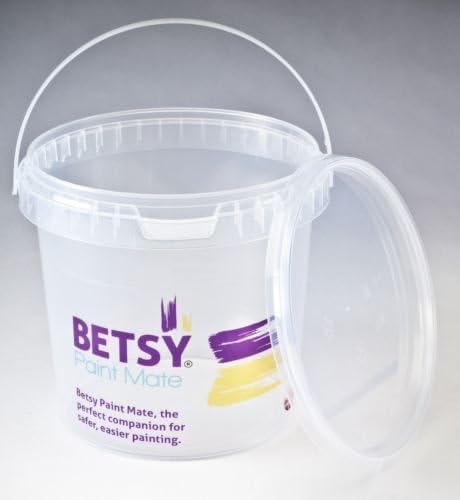 1 litre paint kettle with lids/PACK OF 3, Betsy Group buckets, Mixing pots, Paint kettle with lids, storage containers - Image 3