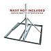 Skywalker Non-Penetrating Roof Mount Base for Flat Roof (Mast Not Included)