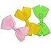 40pcs Toddler Girls Ribbon Bows for Hair (3 Inch Bow Bulk Pack) (20 pairs toddler bows)