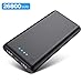 Portable Charger Power Bank 26800mAh Upgraded Ultra-High Capacity External Battery Packs with LED Display 2 Outputs Battery Backup Cell Phone Charger for USB-Powered Smartphone Android Device (Black)
