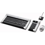 Logitech diNovo Wireless Media Desktop Keyboard, Numeric Pad & Optical Mouse Kit (Black/Silver)