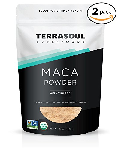 Terrasoul Superfoods Organic Gelatinized Maca Powder, 2 Lbs - Premium Quality | Supports Increased Stamina & Energy | Gelatinized for Easy Digestion