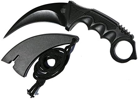 CS GO Knife - Karambit Night- Stainless Steel - Real Karambit Knife with Sheath