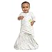Halo Sleepsack 100% Cotton Swaddle, Green/Blue/Grey Circle, Newborn