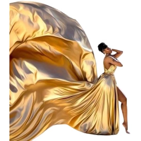 gold flying dress Flying Dress Barbados Photoshoot
