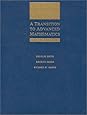 A Transition to Advanced Mathematics
