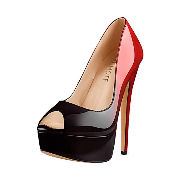 peep toe slingback platform heels