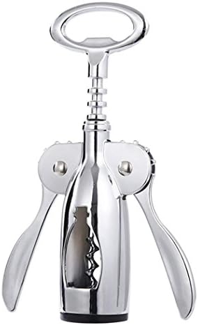 Premium Wing Waiters Corkscrew Red Wine Opener Professional Multifunctional Stainless Steel Beer Bottle Cap Opener 6Silvery