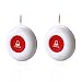 CallToU Wireless Call Buttons for Caregiver Pager and Restaurant Calling Pager Waterproof 500+ Feet Operating Range for Elderly/Patient/Disable（Need to Be Paired with Receiver to Work） primary