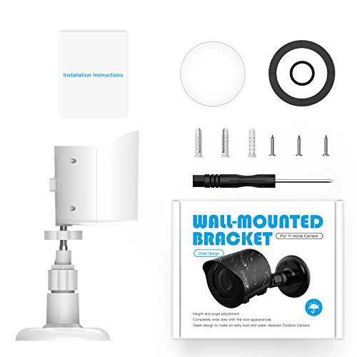 image for BASSTOP Yi Home Camera Wall Mount Bracket,Weather Proof 360 Degree Pro